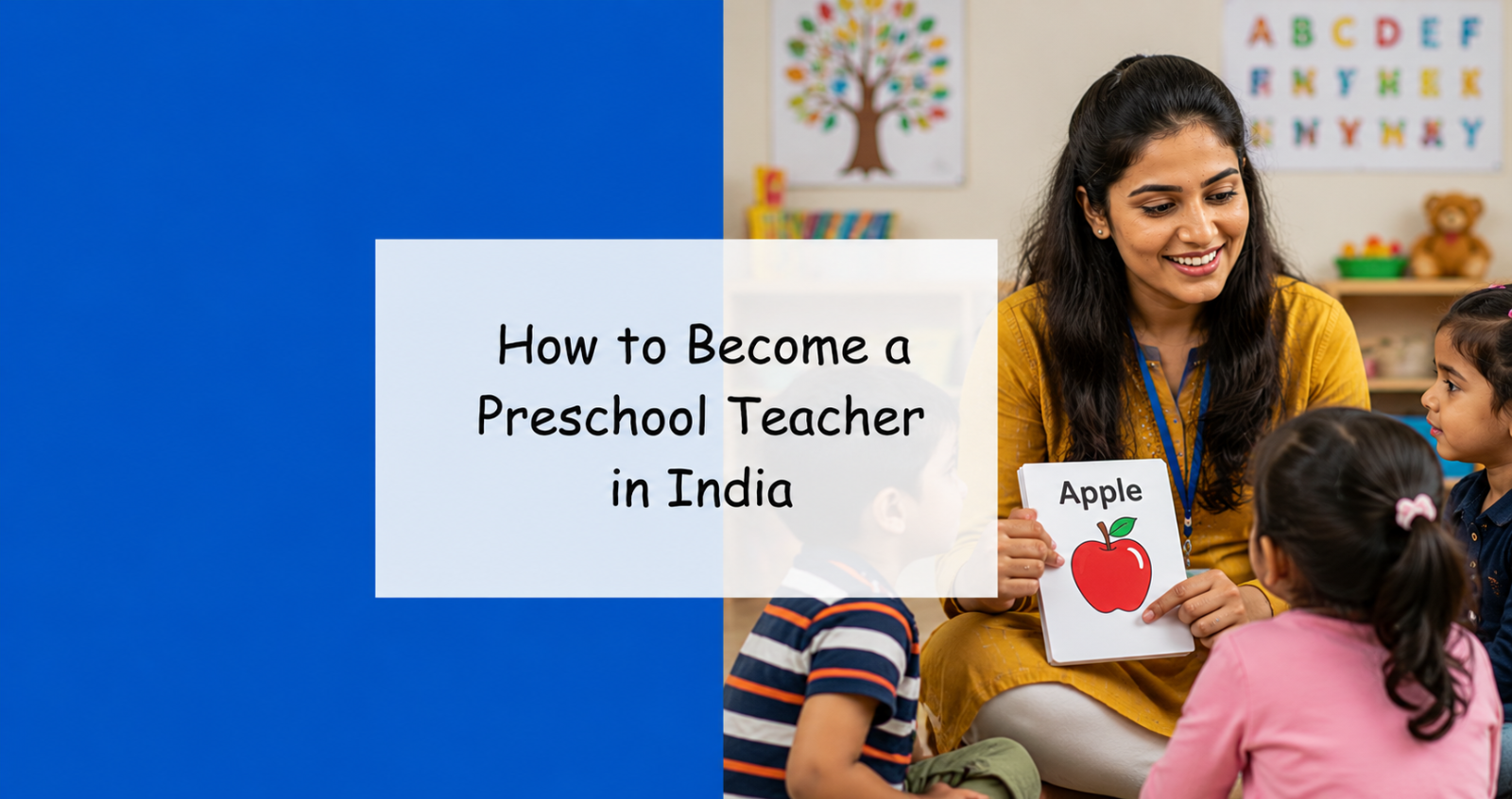 How to Become a Preschool Teacher in India