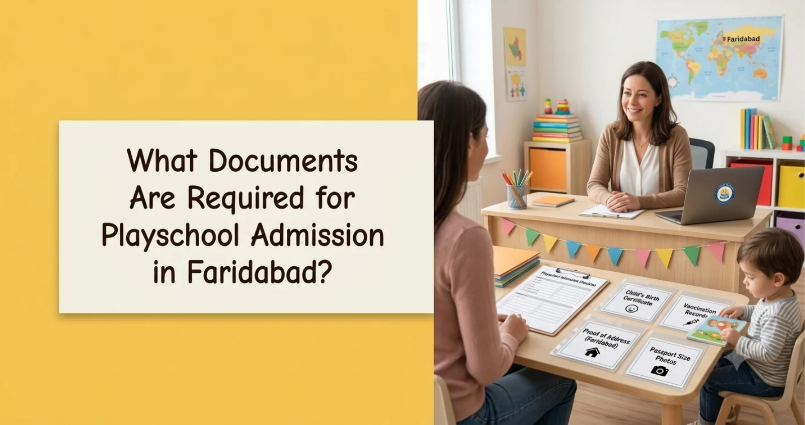 What Documents Are Required for Playschool Admission in Faridabad?