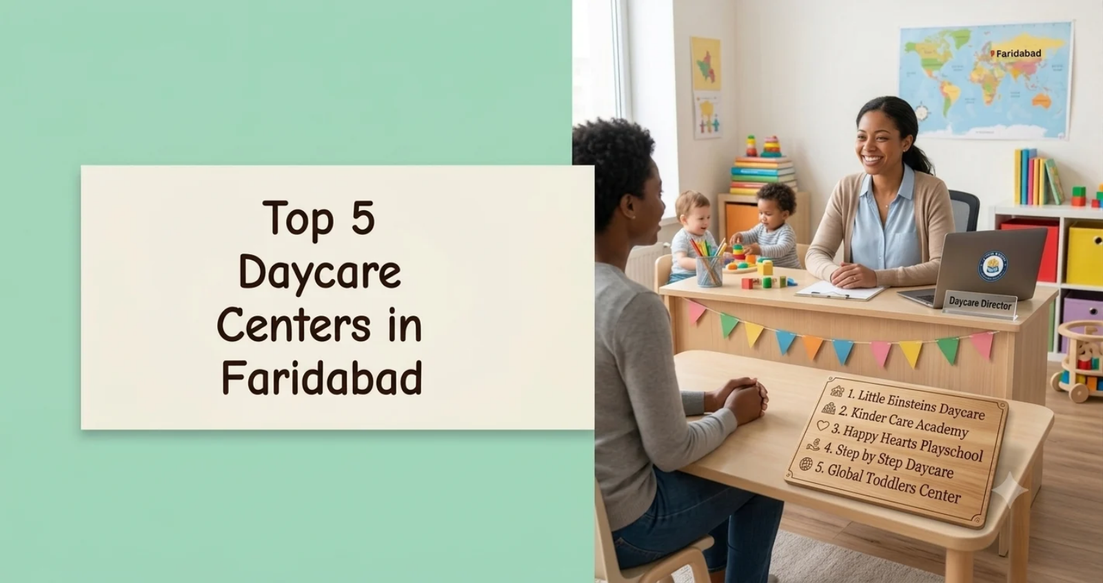 Top 5 Daycare Options in Faridabad