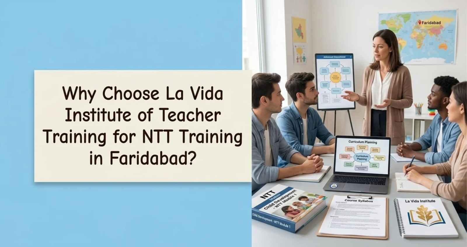 Why Choose La Vida Institute of Teacher Training for NTT Training in Faridabad?